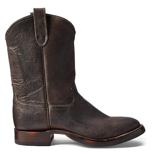 laydown image of Leather Walker Boot