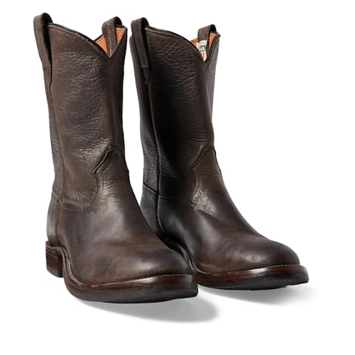 laydown image of Leather Walker Boot