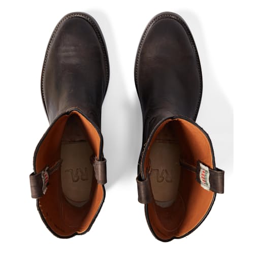 laydown image of Leather Walker Boot