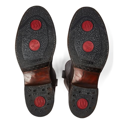 laydown image of Leather Walker Boot
