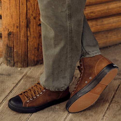 lifestyle image of Roughout Suede Mayport Sneaker