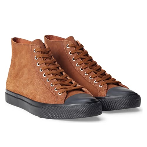 laydown image of Roughout Suede Mayport Sneaker