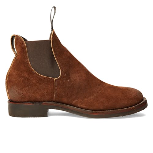 laydown image of Roughout Suede Congress Boot