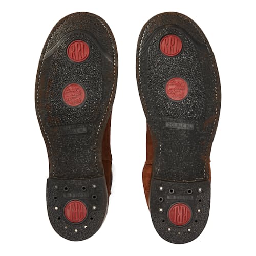 laydown image of Roughout Suede Congress Boot