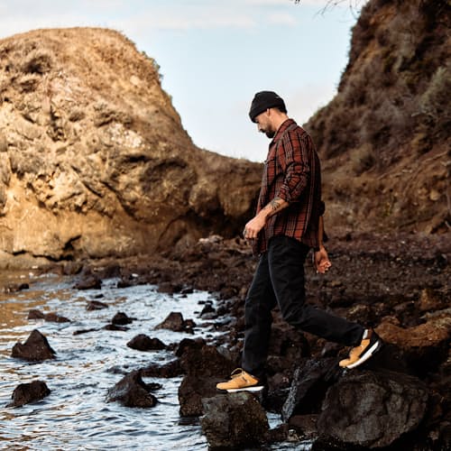 lifestyle image of Overland Trail Sneaker Boots