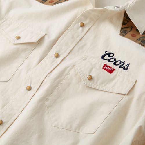 lifestyle image of Pearl Snap Long Sleeve Shirt