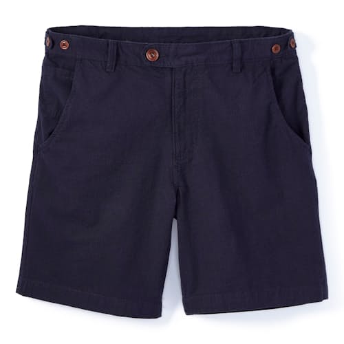 laydown image of Seersucker Classic Shorts - 7"