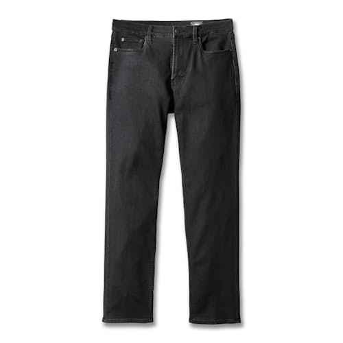 laydown image of Stretch Terry 5-Pocket Pant - Slim Straight