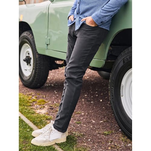 lifestyle image of Stretch Terry 5-Pocket Pant