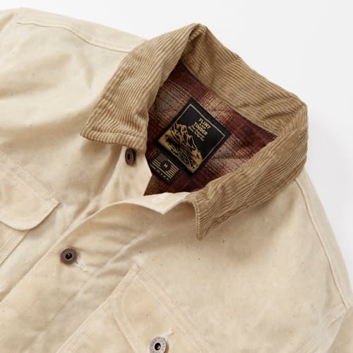 lifestyle image of Flannel-Lined Quilted Waxed Rancher