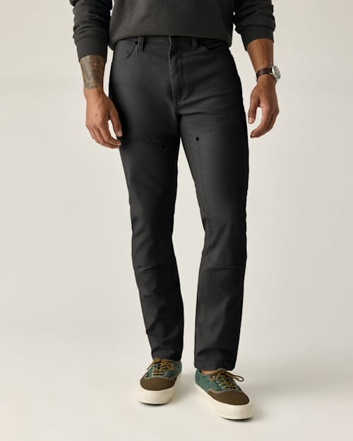 on model image of Rover Double-Knee Work Pant - HB Slim