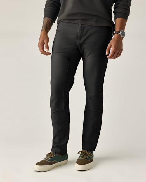on model image of Rover Double-Knee Work Pant - HB Slim
