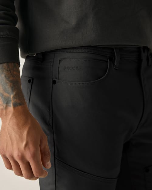 on model image of Rover Double-Knee Work Pant - HB Slim