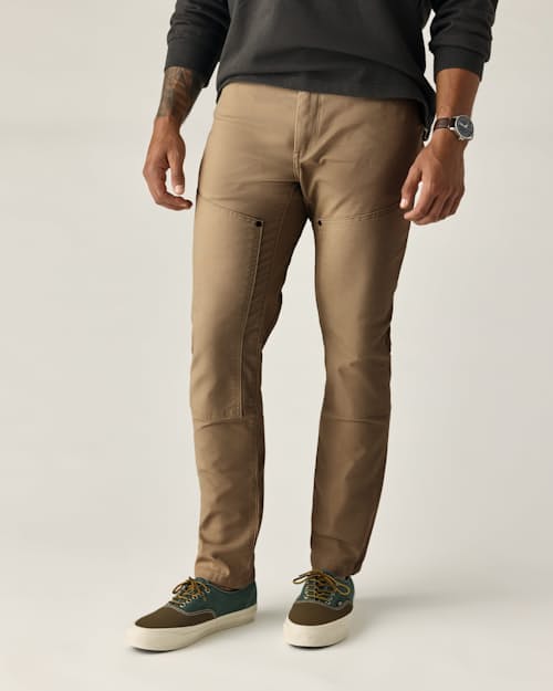 on model image of Rover Double-Knee Work Pant - HB Slim