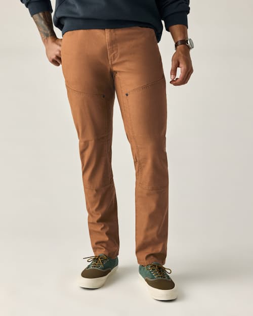 on model image of Rover Double-Knee Work Pant - HB Slim