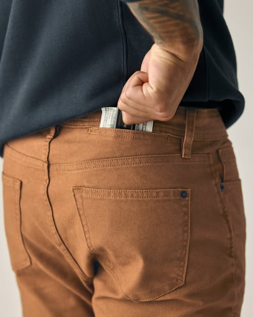 on model image of Rover Double-Knee Work Pant - HB Slim