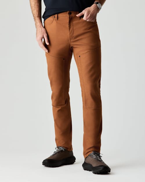 lifestyle image of Rover Double-Knee Work Pant - HB Slim