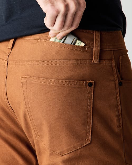 lifestyle image of Rover Double-Knee Work Pant - HB Slim