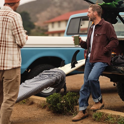 laydown image of Longrider Overshirt