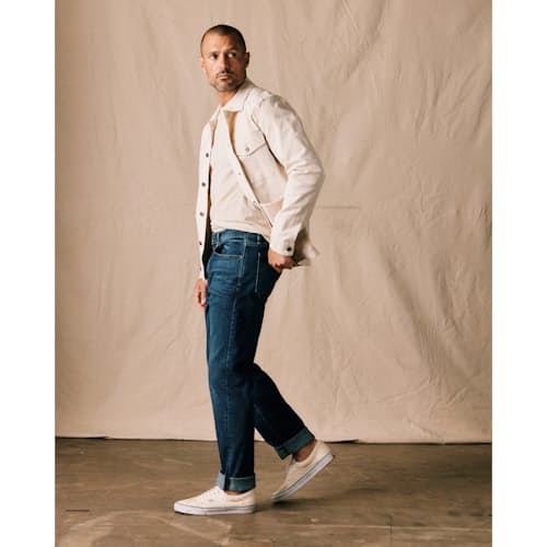 on model image of All-American Stretch Denim - Relaxed Straight