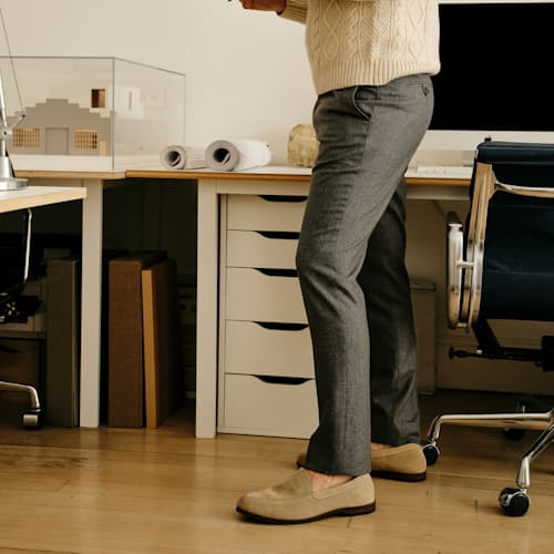 lifestyle image of Stretch Wool Trouser