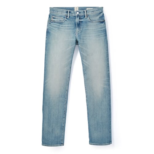 laydown image of The Hammer Straight 14 oz 4-Way Stretch Denim Jeans
