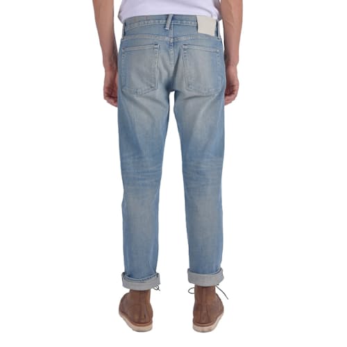 laydown image of The Hammer Straight 14 oz 4-Way Stretch Denim Jeans