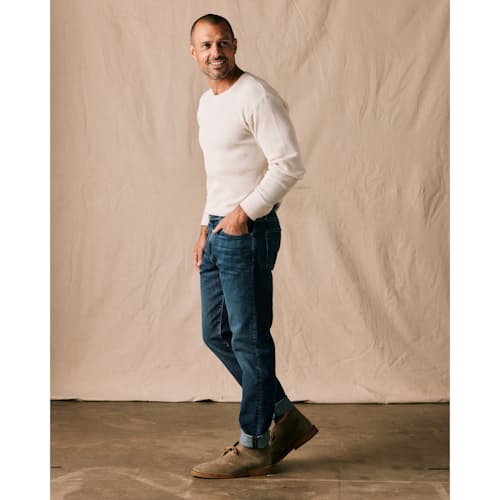 on model image of All-American Stretch Denim - HB Athletic Tapered