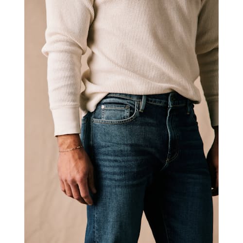 on model image of All-American Stretch Denim - HB Athletic Tapered