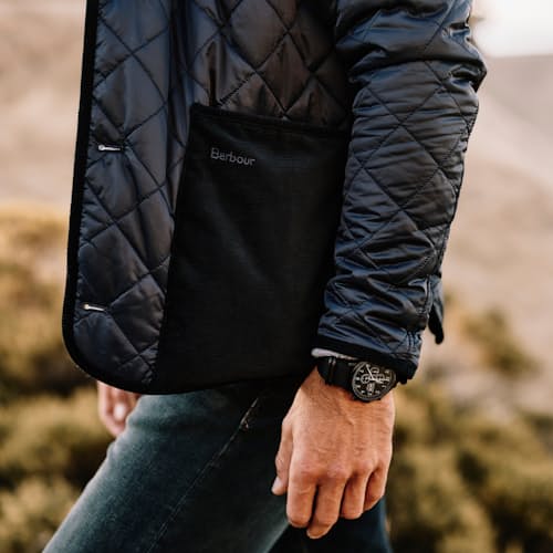 lifestyle image of Hoxton Liddesdale Quilted Jacket