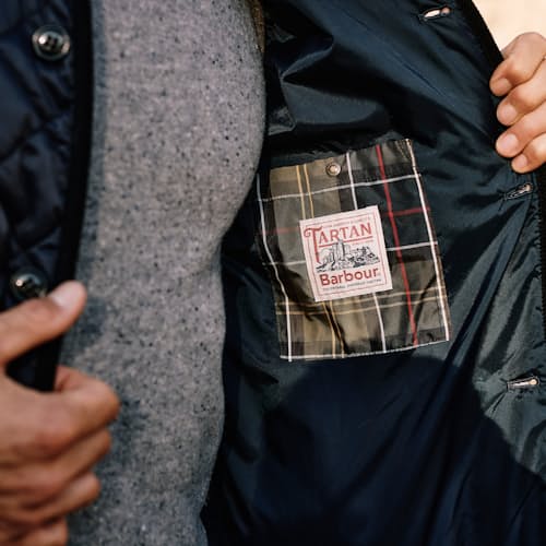 lifestyle image of Hoxton Liddesdale Quilted Jacket