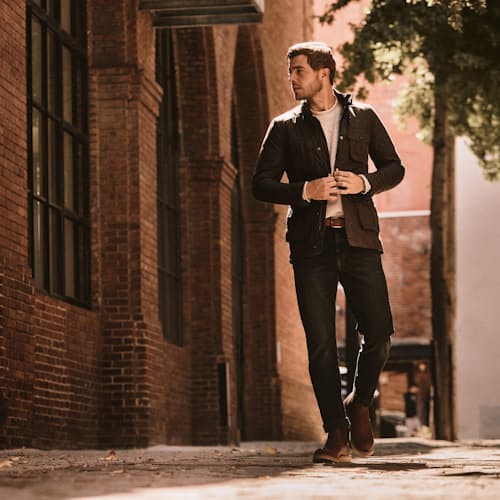 lifestyle image of Corbridge Wax Jacket
