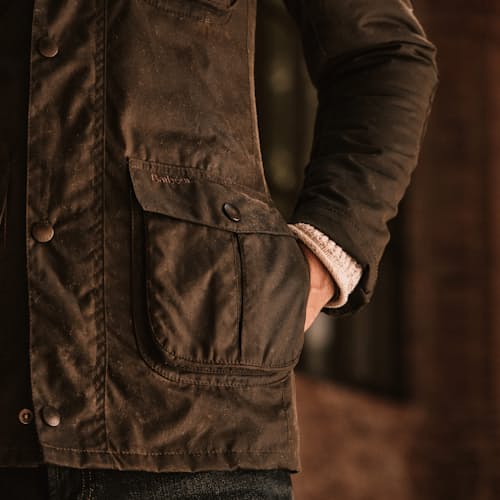 lifestyle image of Corbridge Wax Jacket