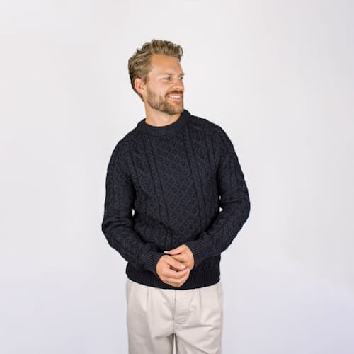 lifestyle image of Hudson Aran Jumper