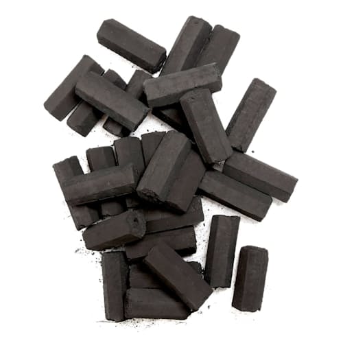 laydown image of Fire 100% All-Natural Charcoal