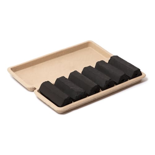 laydown image of Fire 100% All-Natural Charcoal