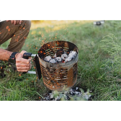 laydown image of Fire 100% All-Natural Charcoal
