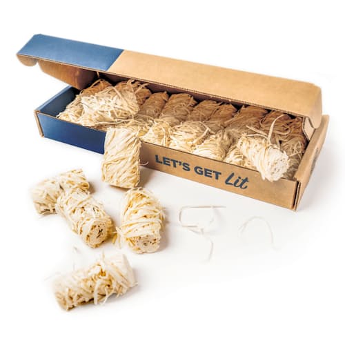 laydown image of NOMAD 100% All-Natural Fire Starters