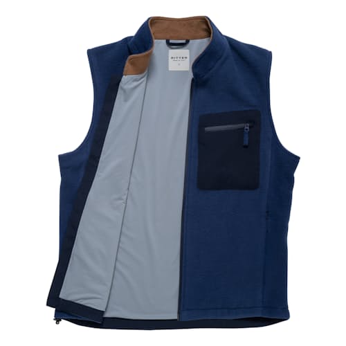 laydown image of Alpaca Lined Merino Wool Vest