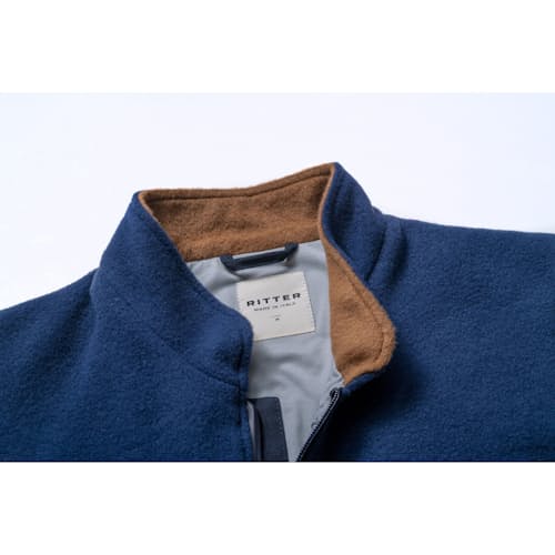 laydown image of Alpaca Lined Merino Wool Vest