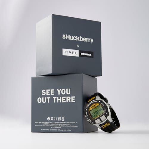 laydown detail image of Huckberry x TIMEX IRONMAN® Flix Reissue