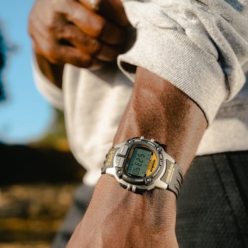 lifestyle image of Huckberry x TIMEX IRONMAN® Flix Reissue