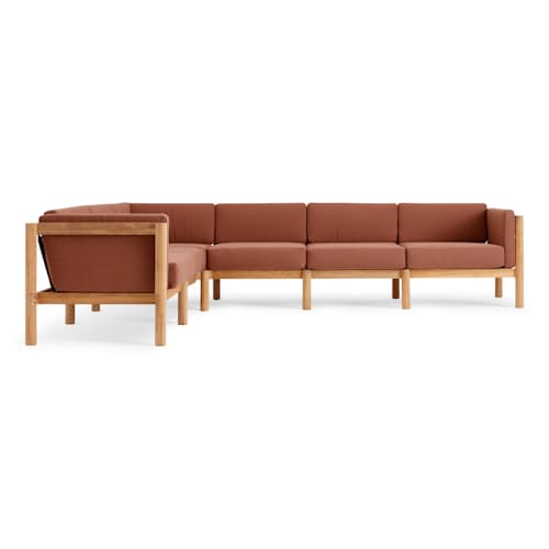 laydown image of The Outdoor Sectional - 6 Piece