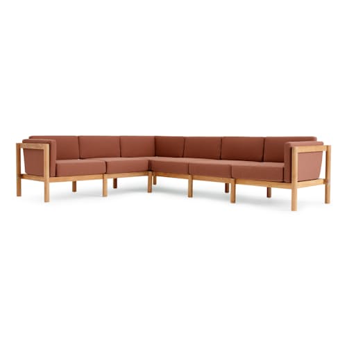 laydown image of The Outdoor Sectional - 6 Piece