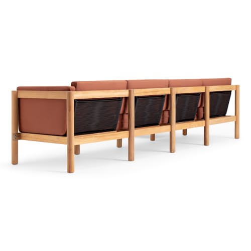 laydown image of The Outdoor Sectional - 6 Piece