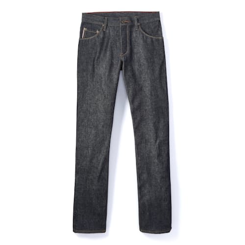 laydown image of Jones Slim Straight Denim Jeans