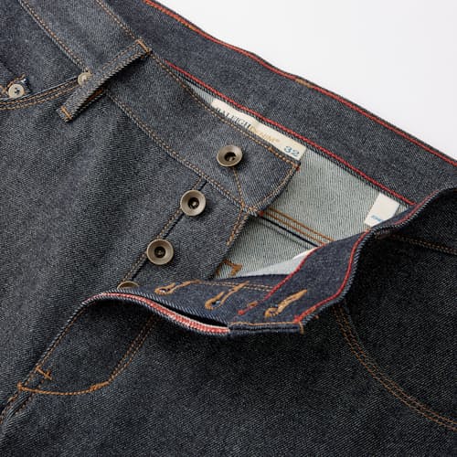 laydown detail image of Jones Slim Straight Denim Jeans