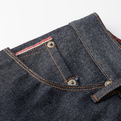 laydown detail image of Jones Slim Straight Denim Jeans