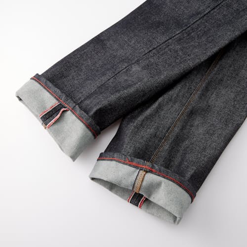 laydown detail image of Jones Slim Straight Denim Jeans