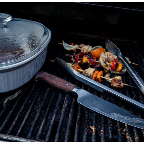 lifestyle image of Wilderness Chef Knife